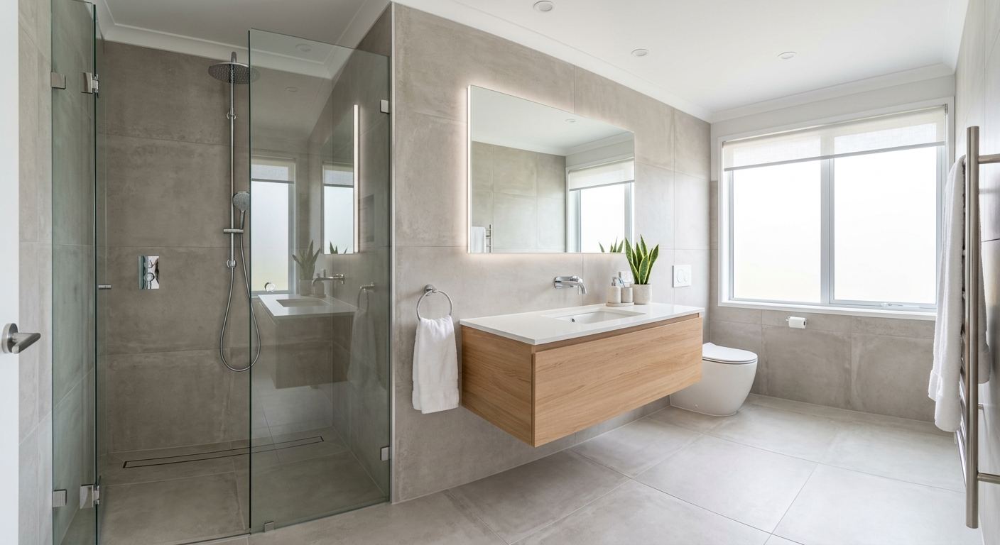 Custom bathroom design in Bella Coola