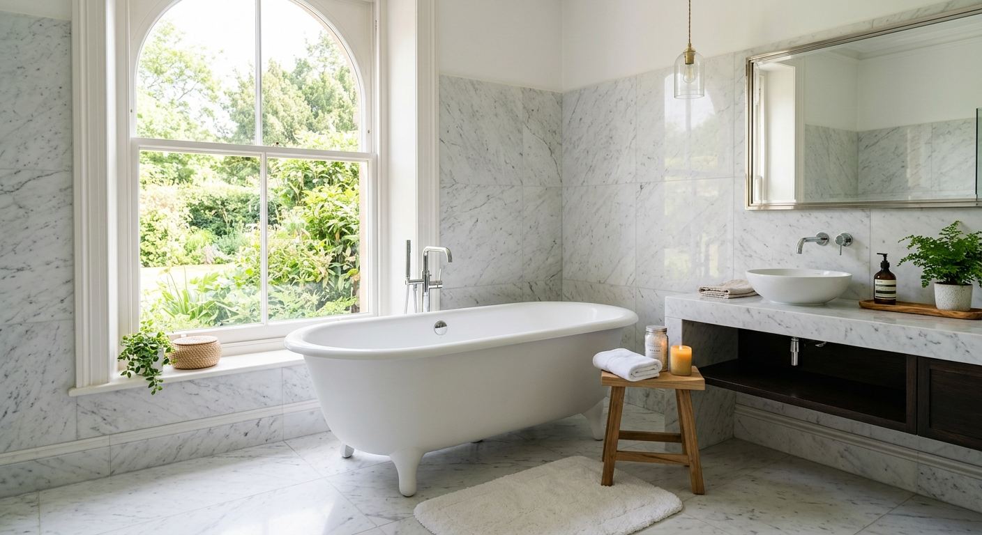 New bathroom installation in Wellington, Alberta