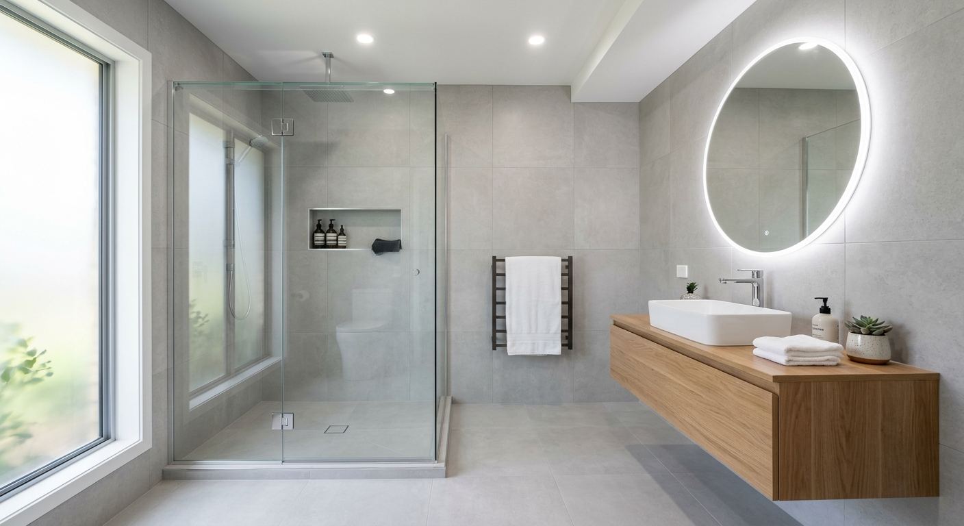 Custom bathroom design in Juniper Ridge