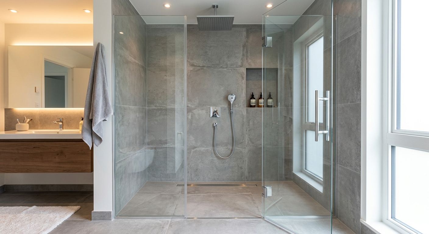 Modern bathroom renovation in Lethbridge, Alberta