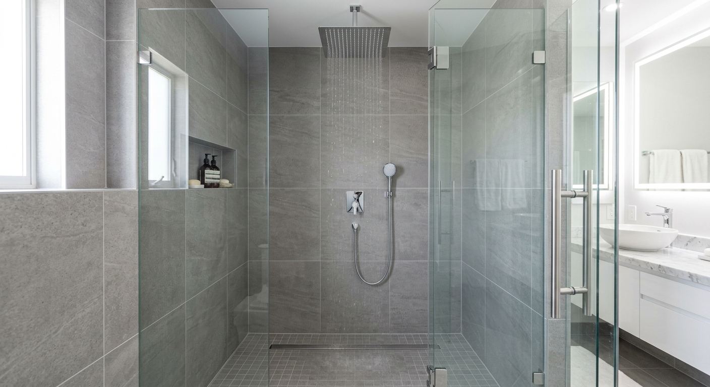 Custom bathroom design in Sherbrooke